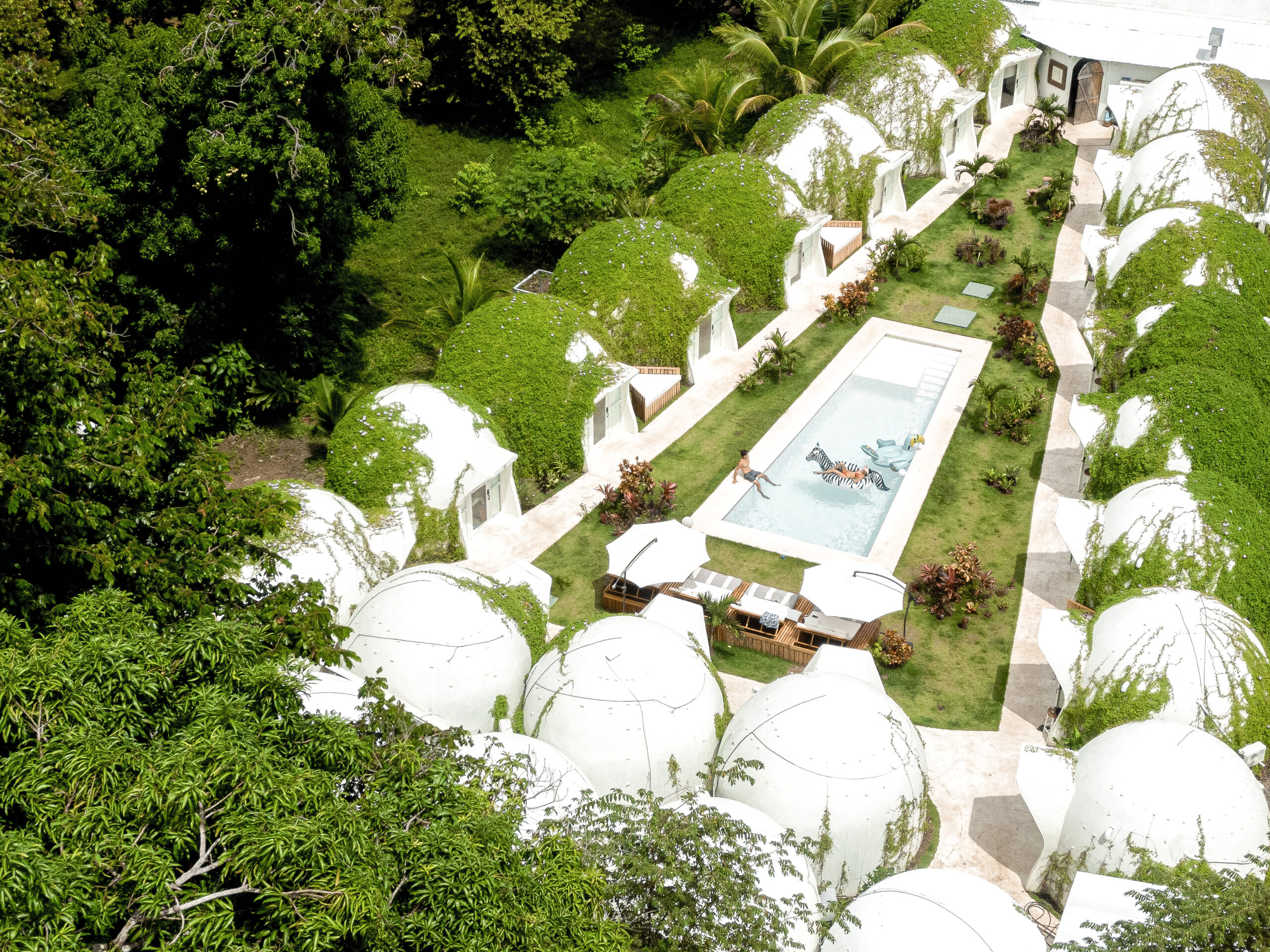 Top View | Hotel Igloo Beach Lodge Manuel Antonio Costa Rica